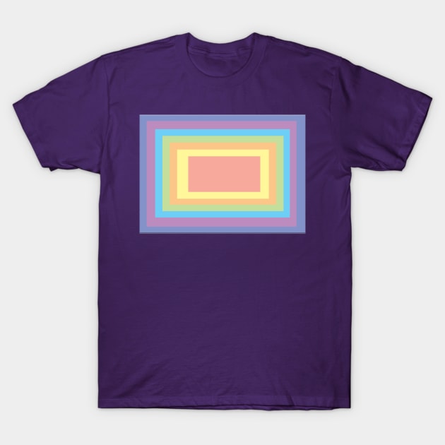 Colorful rectangle design T-Shirt by PandLCreations